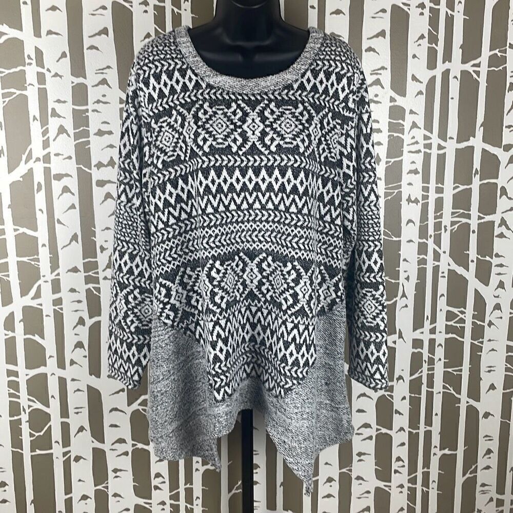One World Charming Art Tunic Top XXL Snow